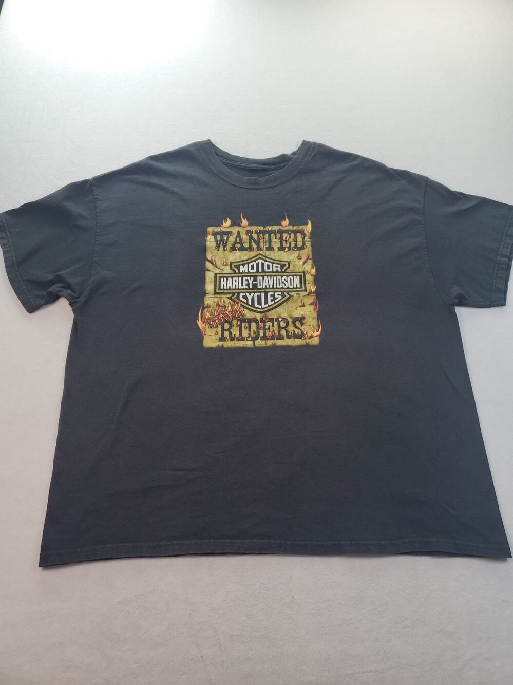 Harley Davidson Wanted Riders Rena, Nevada Graphic TShirt Black Size XXL
